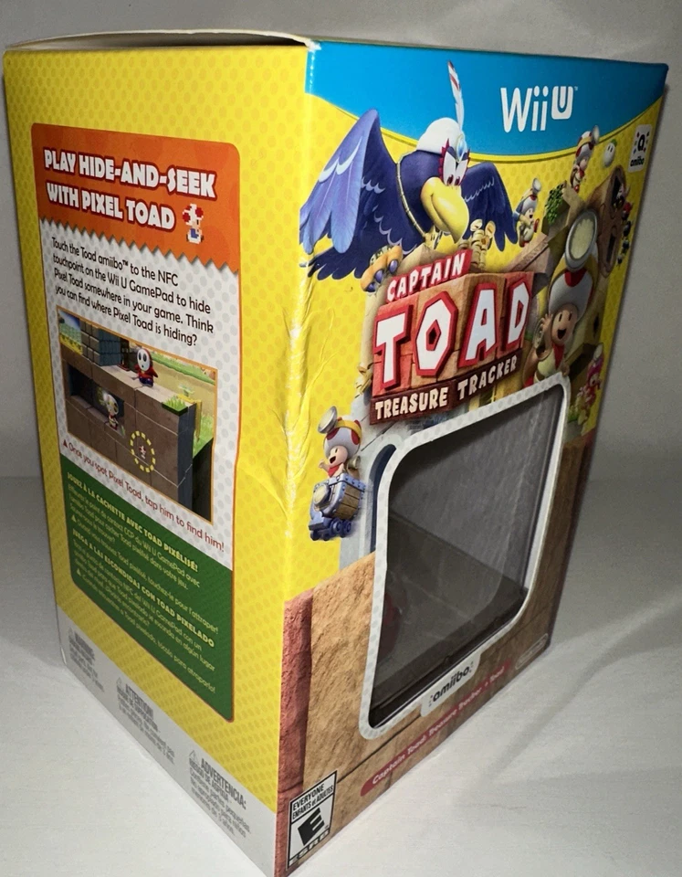 New Amiibo Toad + Captain Toad Treasure Tracker Nintendo Wii U Game 2016 - Image 3 of 4