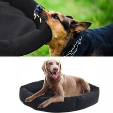 HOMBYS Indestructible Chew Proof Dog Bed for Aggressive Chewers,Round Durable...