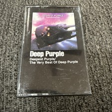Deepest Purple Best of by Deep Purple Cassette, 1990 Warner Bros. Records VG