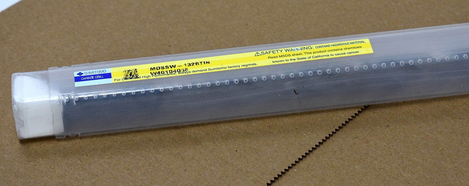 SUMITOMO MDSSW-1326TIN W40104058  039 Carbide Drill 1/2" x 13 3/8" (approx) New