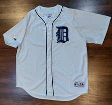 Detroit Tigers MLB Majestic white home Jersey Men's Size 2X (XXL)