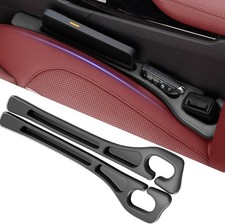 Car Seat Gap Filler Organizer 2PC Universal SUV Truck Black Storage