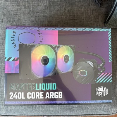 Cooler Master MasterLiquid 240L Core ARGB 240 AIO Cooler Brand New