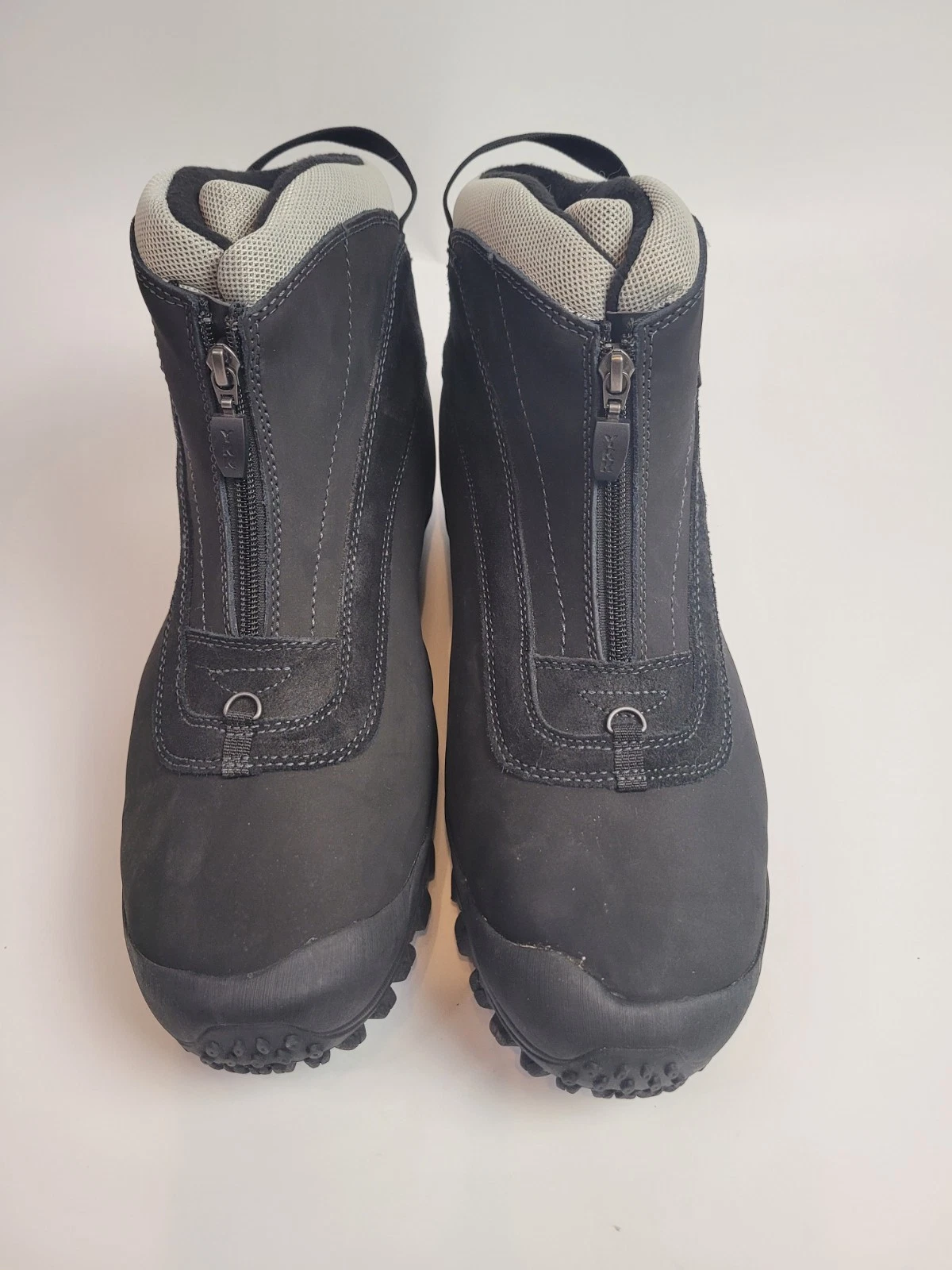 XPETI Mens Snowrider Zip Winter Insulated Waterproof Boots Size US 14 Black