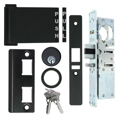 Summit Doorware Storefront Door Mortise Deadlatch Lock & Exit Paddle Handle K...
