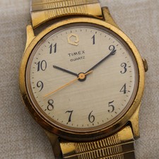 Reloj Hombre Timex M CELL Banda Elástica Cuarzo Analógico Talla Batería Nueva 7"