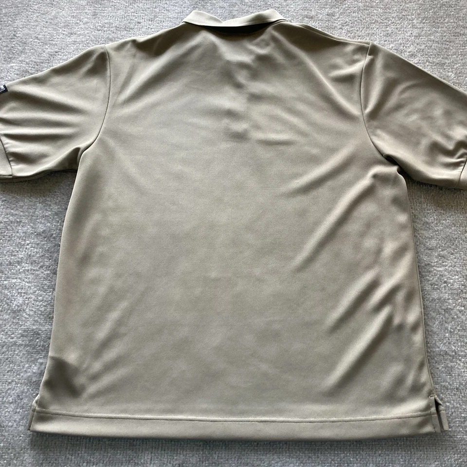 Timberland Polo Shirt Mens Large Beige Pro Series Work Site Trade Y2K Collar - Image 3 of 4