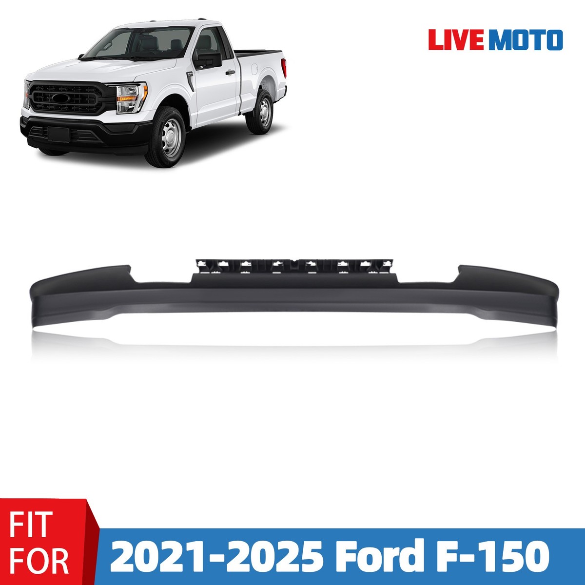 For 2021 2022 2023 2024 2025 Ford F150 Front Lower Bumper Valance