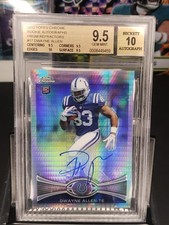 2012 Topps Chrome - Dwayne Allen #17 Prism Refractor Rookie Autographs /50 (AU, 