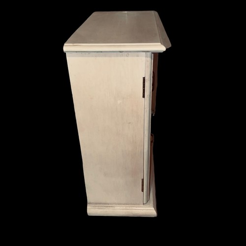 Wooden Jewellery Box Floral Design 2 Drawer Chest Wardrobe Cupboard Style - Picture 9 of 24