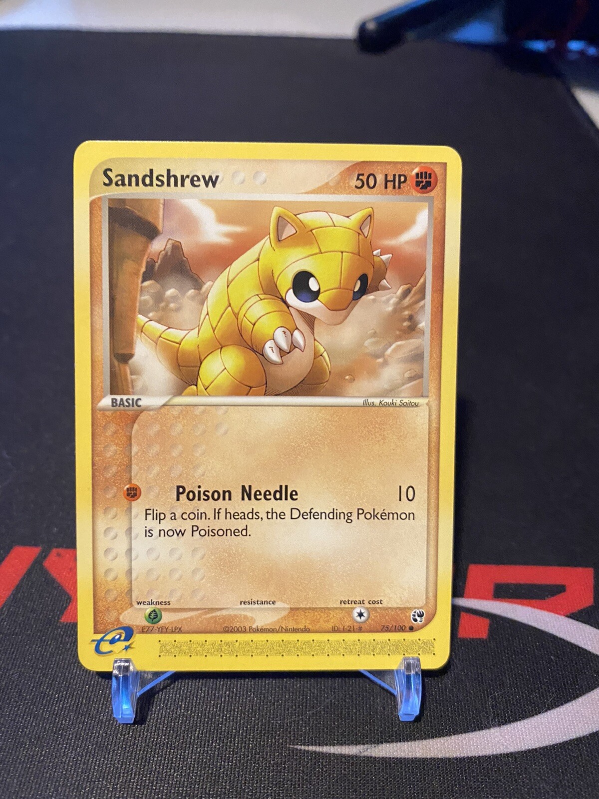 SANDSHREW - 75/100 - EX Sandstorm - Common - Pokemon Card - NM