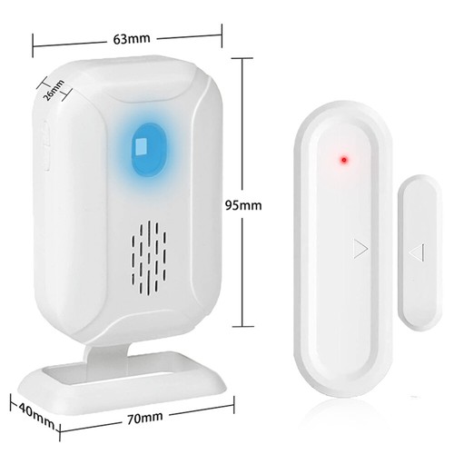 Wireless Door Open Chime Window Alarm with Mute Mode 36 Chime Welcome for Store - Picture 11 of 18