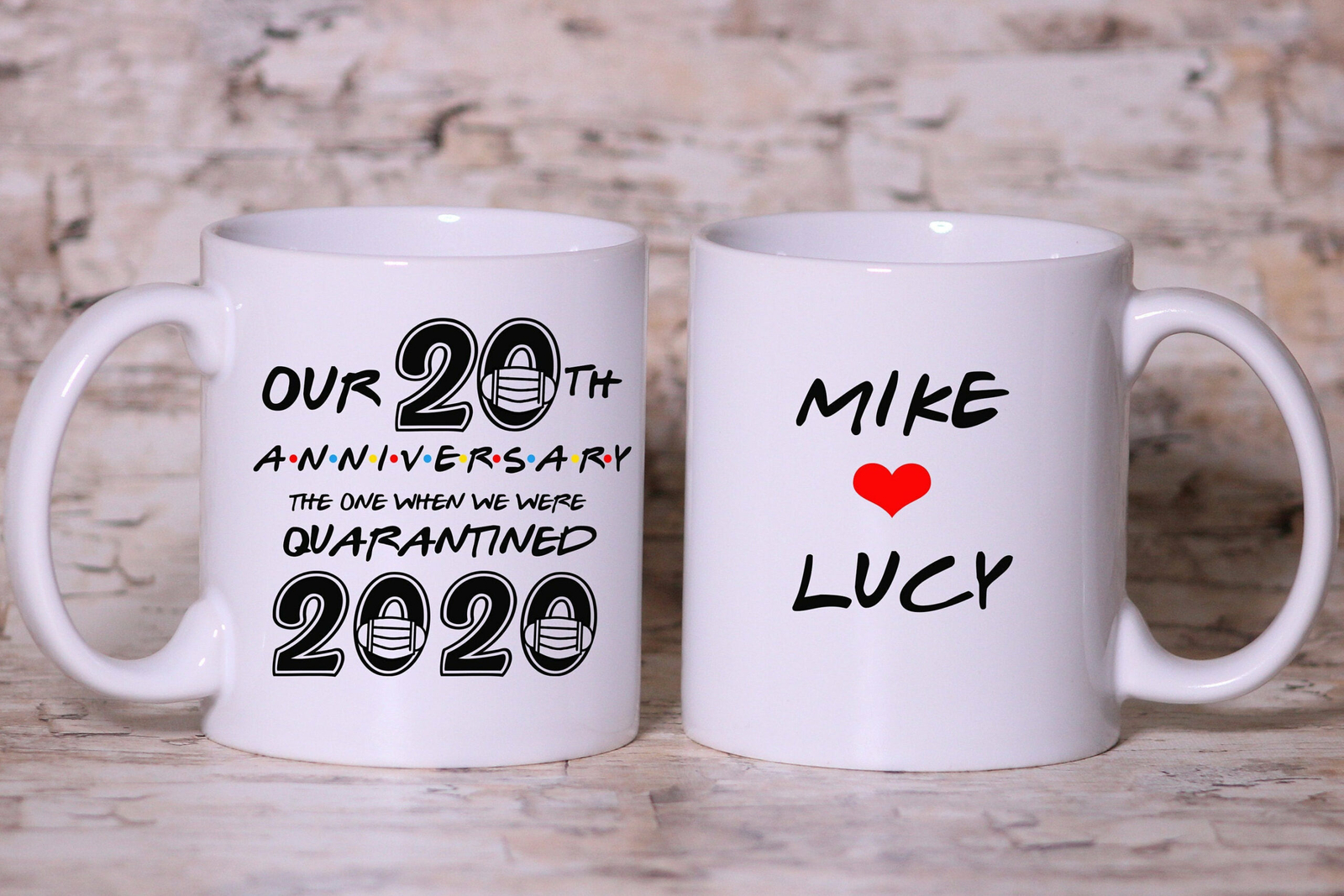Funny Quarantined Anniversary Mug Anniversary Gift Personalized Quarantine