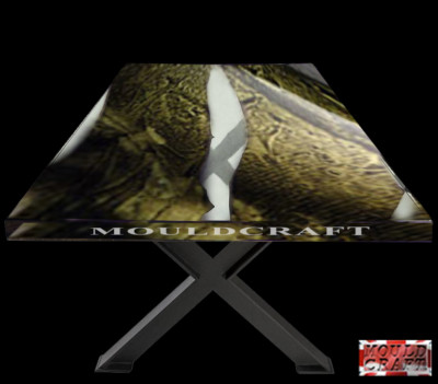 500g MOULDCRAFT ECR METALLIC GOLD Epoxid MARBILISATOR Harz Tischbeschichtung