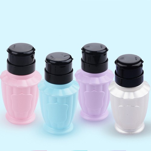 3 Pcs Nail Press Bottle Polish Remover haute qualité Pumping Cosmetic Dispensers