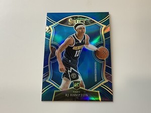 RJ HAMPTON - 2020-21 SELECT BLUE SILVER PRIZM  CONCOURSE  RC #84 d
