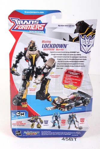 Blazing Lockdown Sealed MISB MOSC Deluxe Animated Transformers - Foto 2 di 3