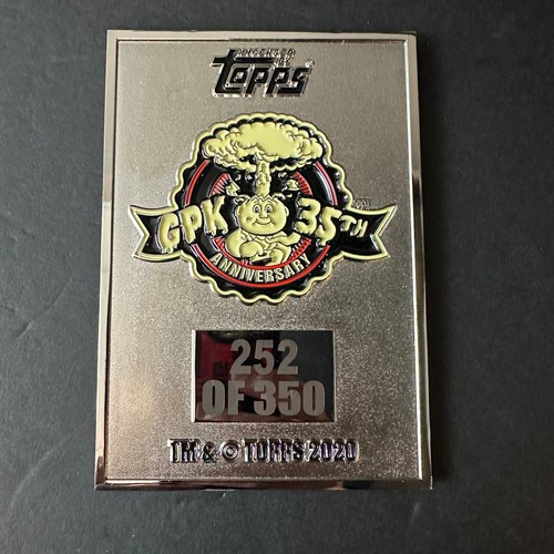 Garbage Pail Kids 3D BLASTED BILLY OS1 Metal Card 35th Anniversary Medallion - Picture 2 of 2