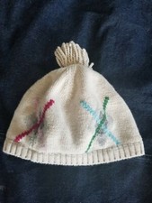 Janie and Jack Rare Knit Beanie Hat With Pom Pom 2t 3t 2/3