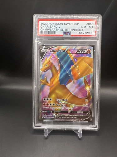 2020 Pokémon Promo #SWSH050 Charizard V PSA 8