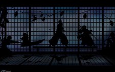 Anime bleach kurosaki ichigo silhouette window Custom Gaming Mat Desk