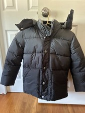 boys youth gray gap fleece lined coat - Medium