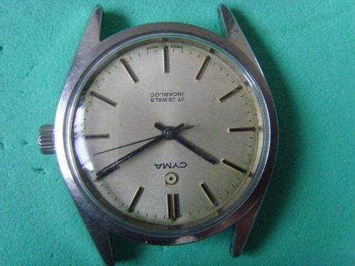 Reloj manual suizo vintage Cyma 17J - Imagen 3 de 8
