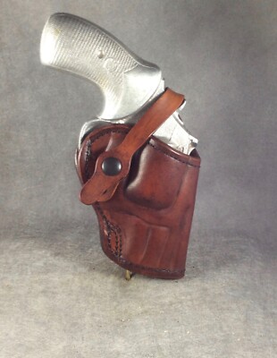 S&W L-Frame OWB 2 Position Crossdraw 2.75 Custom Leather Holster By ETW Holsters