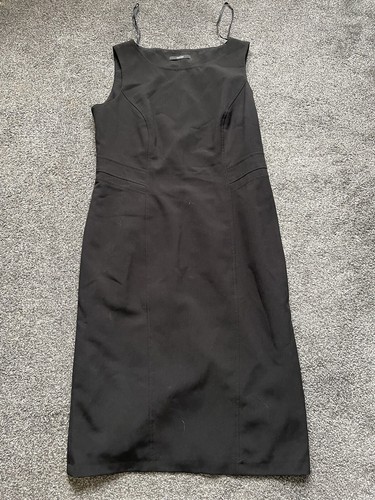 Womens George Dress, Lined, Black, Zip Closure, Occasion, Size 14