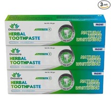 Jagat Devsutra HERBAL Fresh Mint Flavour Toothpaste  100g x 3- Teeth Whitening