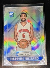 Darrun Hilliard 2015-16 Panini Prizm SILVER PRIZM REFRACTOR RC #345 PISTONS