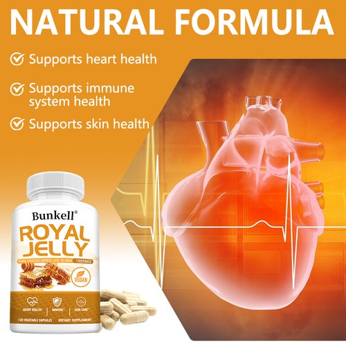 Royal Jelly - Maximum Strength 1995 mg Heart & Immune Health, Anti-Aging - Picture 10 of 13