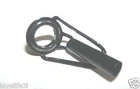 STAINLESS BLACK 3.3mm INSIDE DIAMETER FISHING ROD TIP END EYE HEMATITE EYELET7mm