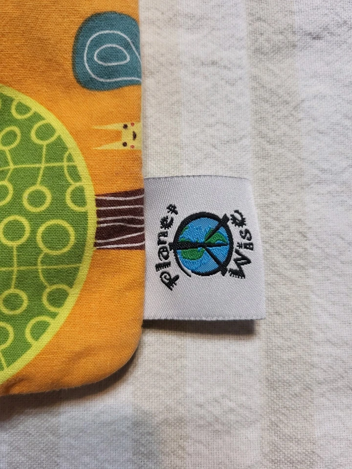 Planet Wise влажный мешок, маленький 7,5 «x 10» оранжевый лес - Изображение 2 из 3