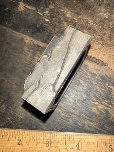 Print Block “ Border Frame, Brass & Lead “ Room For Type #2 - Picture 7 of 9