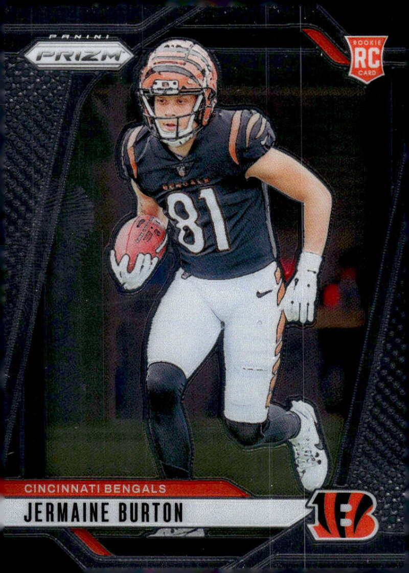 JERMAINE BURTON RC 2024 Panini Prizm Base #350 ROOKIE NFL Bengals  ID:125692