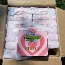 (14) Powerpuff Girls x Truly Beauty Metal Tin Makeup/Lunch Box FULL CASE NEW!