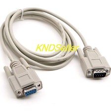 5M 15ft  Serial 9Pin Extension Cable  Male to Female RS232 DB9 9 Pin M-F