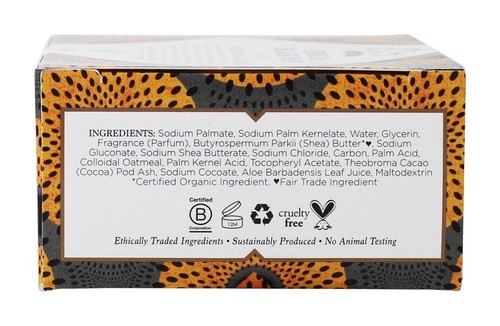 Nubian Heritage-(8- Pk) African Black Soap - Shea Butter 5oz Bars - 第 4/9 張圖片