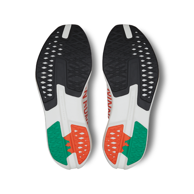 Men's On Cloudboom Zone Running Shoes White Flame