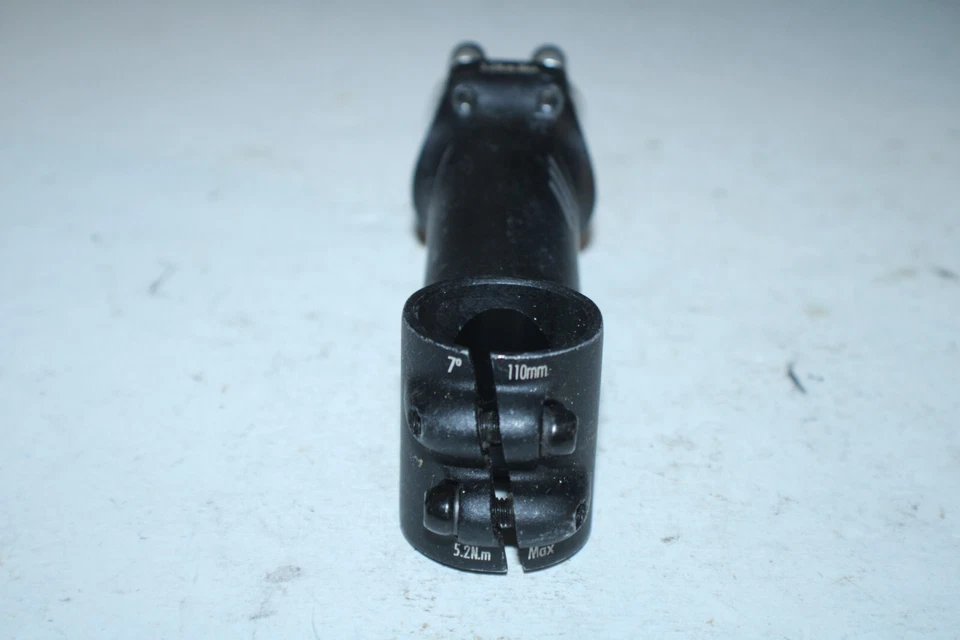 Bontrager RL Stem 1 1/8" Threadless 110mm 7º Rise Stem 31.8mm Black Fast Shipper - Image 3 of 4