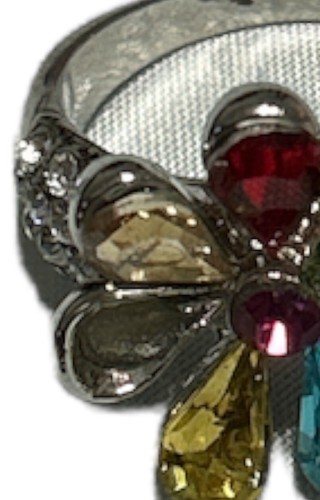Plata de Ley 925 Multi Piedra Granate Amatista Peridoto Topacio/CZ Talla 8 1/2 - Imagen 7 de 7