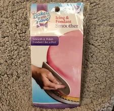 Fondant & Icing Decorating Smoother Polisher Tool Baked With Love Cake