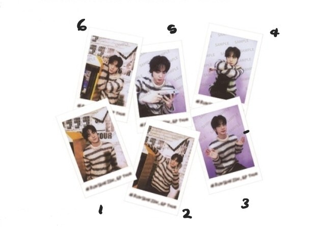 BTS JIN INSTANT PHOTO SET 2025 RUNSEOKJIN EP.TOUR in GOYANG