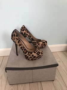 steve madden leopard heels