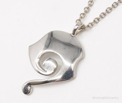 Vintage Ireland Designer Declan Killen DMK Sterling Silver Necklace 18''