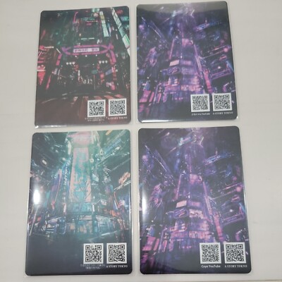 MTG Kamigawa Youtuber Token FOIL Set of 4 Japanese Exclusive
