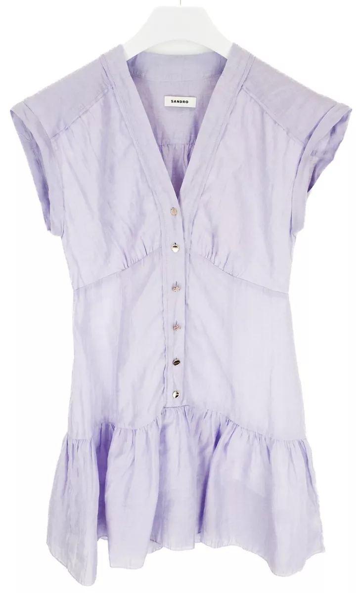 Sandro top purple dress