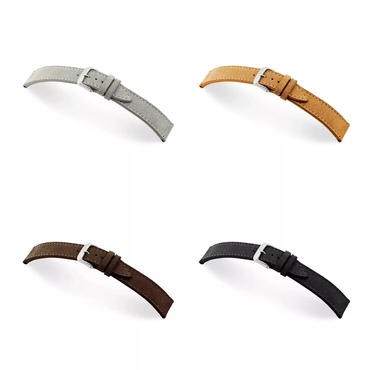 Vintage Wildleder Strap 18 19 20 22 Mm. Made In Italy Strap