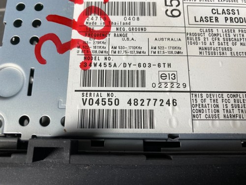 Volvo original Autoradio Radio CD-Player 8696126-1 - Bild 10 von 10